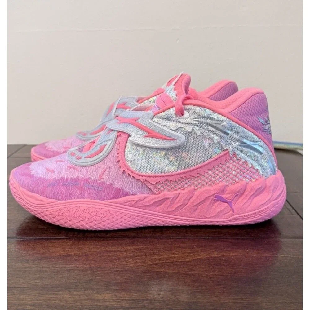 Puma MB.05 LaMelo Ball World Tour Pink Men's Size 9.5 Sneakers 312129-01